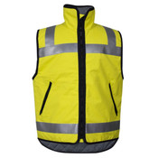 FR Quilted Lined Outerwear Vest - Type R Class 2 in Hi-Vis Yellow